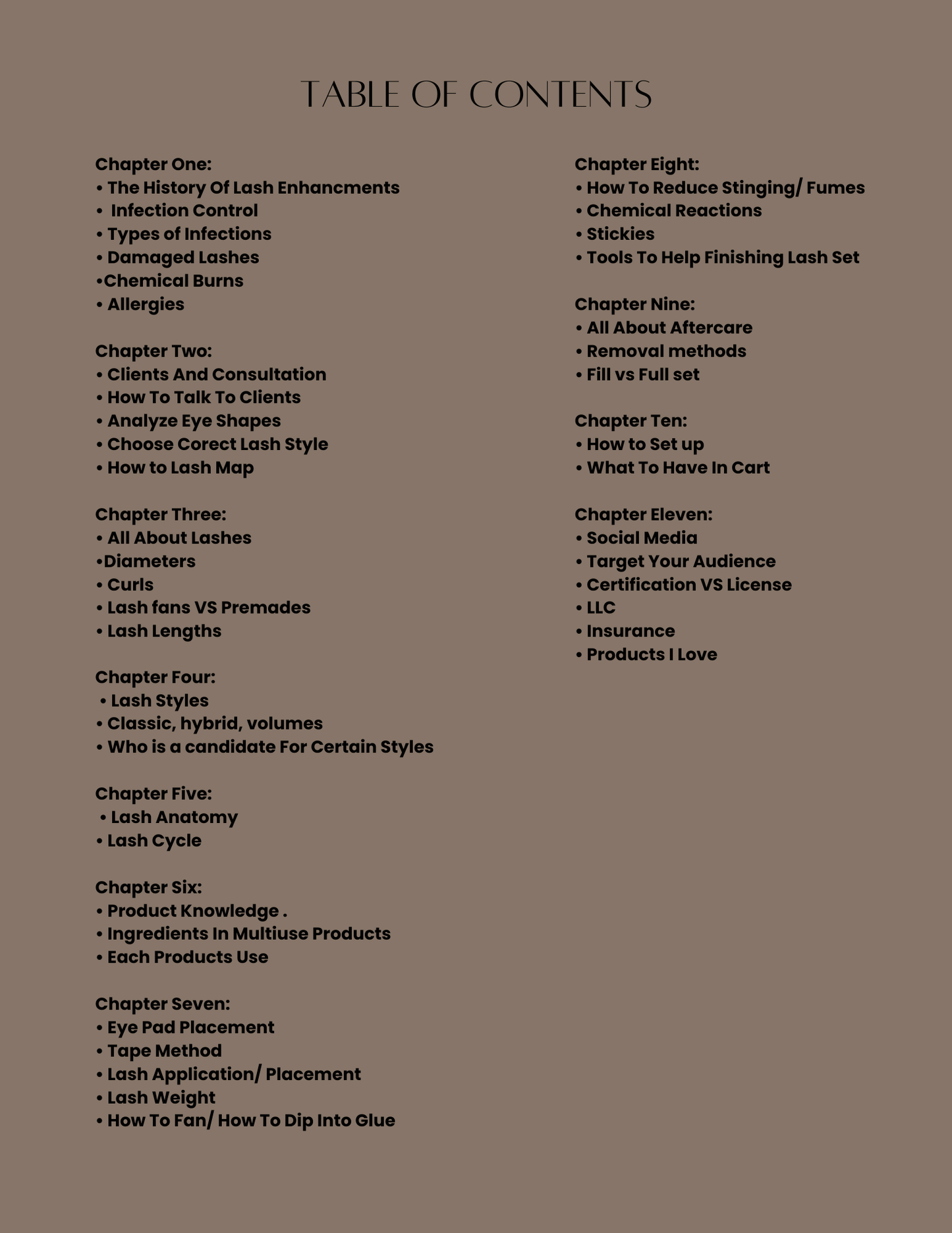 WowLash Ebook 1 60 Page Beginners Edition